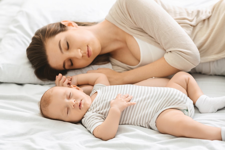 cosleeping mamma e bambino