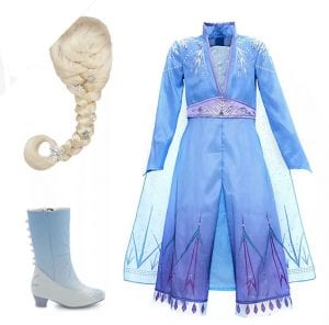 Travestimento e trucco di Carnevale per bambini - Elsa Frozen