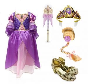 Travestimento e trucco di Carnevale per bambini - Rapunzel