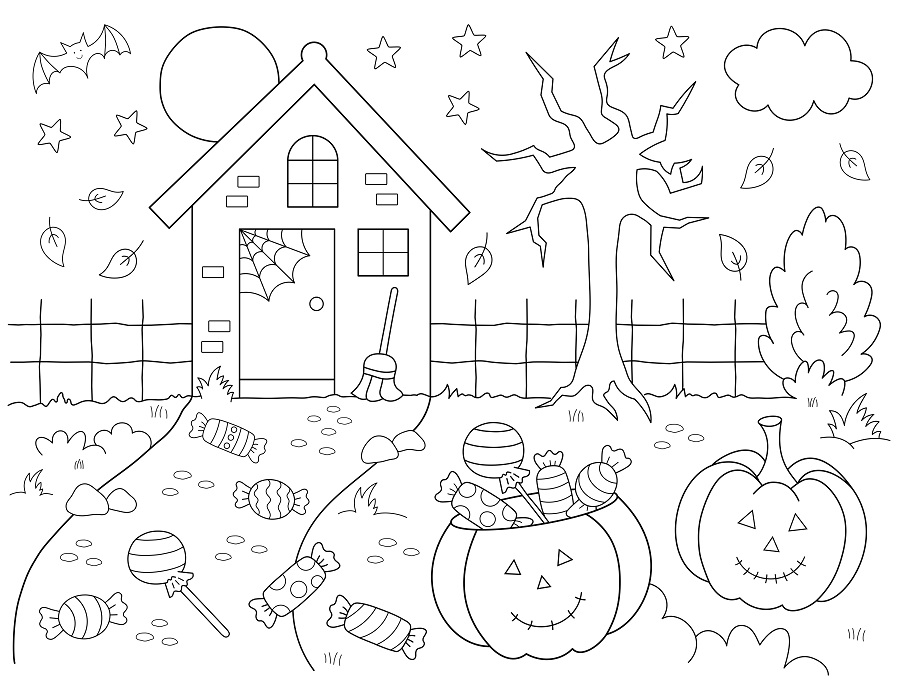 Giochi e disegni di Halloween da stampare, ecco i più belli1
