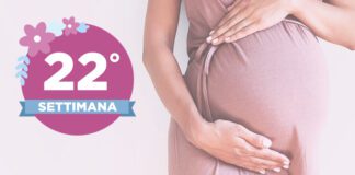 Ventiduesima settimana di gravidanza Il tuo bambino ora è particolarmente sensibile ai suoni, tanto che può svegliarsi se sente un rumore forte. Approfittatene per parlare, leggere e cantare per il piccolo, che riconoscerà la voce dei genitori anche una volta che sarà nato!