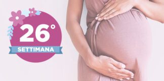 Ventiseiesima settimana di gravidanza Sei ormai giunta al settimo mese di gravidanza e gli occhietti del tuo bambino cominciano ad aprirsi; nel frattempo continua a muoversi e a scalciare in maniera vigorosa. Sentirsi un po' affaticata è del tutto normale!