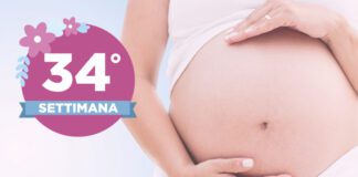 Trentaquattresima settimana di gravidanza Hai fatto il conto? Mancano circa 7 settimane alla nascita del tuo bambino! Stanchezza e affaticamento faranno parte delle tue giornate, ma questi fastidi saranno presto un ricordo!