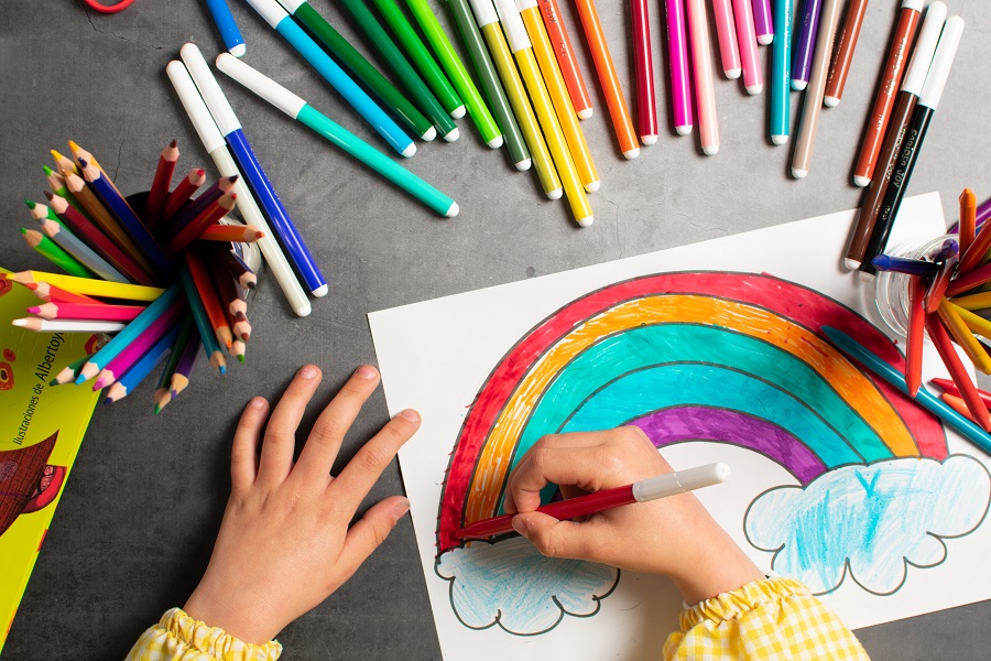 Come insegnare i colori ai bambini1
